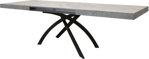 MNEMOSYNE---tavolo-da-pranzo-allungabile-cm-90-x-140/180/220-x-77-h-Cemento-Milani-Home