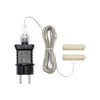 Trasformatore Battery Eliminator per batterie con Timer 8 ore On, disinseribile tramite Pulsante Luminoso