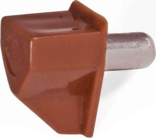 MOBILA---16PZ-REGGIPIANI-IN-PLASTICA-MARRONE-PERNO-IN-METALLO-DA-5MM
