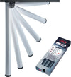 MOBILA---4-GAMBE-CLICK-PIEGHEVOLI-IN-ALLUMINIO-MILLERIGHE-H-705MM-D.-50MM