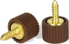 MOBILA---8-REGGICRISTALLO-MARRONI-IN-OTTONE-CON-COPERTURA-IN-GOMMA-12MM