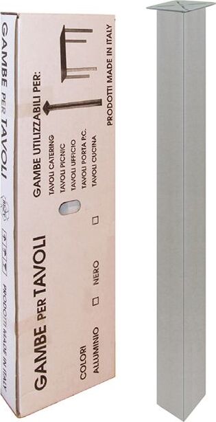 MOBILA---KIT-4-GAMBE-QUADRE-40X40-MM-CON-PIASTRA-FISSA-ALLUMINIO