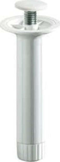 MOBILA---PIEDE-IN-ABS-BIANCO-REGOLABILE-D28-H120MM