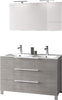 Mobile Bagno 120cm a Terra Con Lavabo doppia Vasca, Tre Cassetti e Specchio Casa e cucina/Bagno/Mobili da bagno/Mobiletti con lavabo Shopbagno.it - Roma, Commerciovirtuoso.it