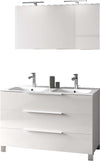 Mobile Bagno 120cm a Terra Con Lavabo doppia Vasca, Tre Cassetti e Specchio Casa e cucina/Bagno/Mobili da bagno/Mobiletti con lavabo Shopbagno.it - Roma, Commerciovirtuoso.it