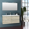 Mobile Bagno 120cm Sospeso Con Quattro Cassetti Lavabo Doppia Vasca Specchio E Doppia Lampada Casa e cucina/Bagno/Mobili da bagno/Mobiletti con lavabo Shopbagno.it - Roma, Commerciovirtuoso.it
