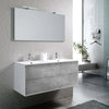 Mobile Bagno 120cm Sospeso Due Cassetti Lavabo Doppia Vasca e Specchio Con Lampada Casa e cucina/Bagno/Mobili da bagno/Mobiletti con lavabo Shopbagno.it - Roma, Commerciovirtuoso.it