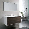 Mobile Bagno 120cm Sospeso Due Cassetti Lavabo Doppia Vasca e Specchio Con Lampada Casa e cucina/Bagno/Mobili da bagno/Mobiletti con lavabo Shopbagno.it - Roma, Commerciovirtuoso.it