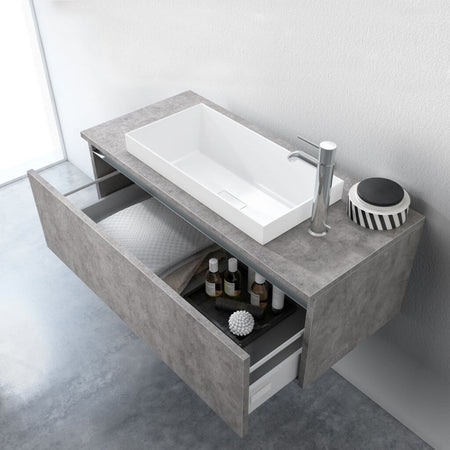 Mobile Bagno 170cm Sospeso, Due Cassetti, Lavabo, Specchio LED Integrato e Mensola Casa e cucina/Bagno/Mobili da bagno/Mobiletti con lavabo Shopbagno.it - Roma, Commerciovirtuoso.it