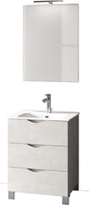 Mobile Bagno 60cm a Terra Effetto Pietra Con Tre Cassetti Specchio e Lampada Casa e cucina/Bagno/Mobili da bagno/Mobiletti con lavabo Shopbagno.it - Roma, Commerciovirtuoso.it