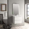 Mobile Bagno 60cm Sospeso Con 2 Cassetti e Specchio con Lampada LED Casa e cucina/Bagno/Mobili da bagno/Mobiletti con lavabo Shopbagno.it - Roma, Commerciovirtuoso.it