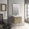 Mobile Bagno 60cm Sospeso Con 2 Cassetti e Specchio con Lampada LED Casa e cucina/Bagno/Mobili da bagno/Mobiletti con lavabo Shopbagno.it - Roma, Commerciovirtuoso.it
