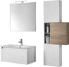 Mobile Bagno 70cm Sospeso Cassetto, Colonna Pensile, Vano a Giorno, Specchio E Lampada Casa e cucina/Bagno/Mobili da bagno/Mobiletti con lavabo Shopbagno.it - Roma, Commerciovirtuoso.it
