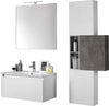 Mobile Bagno 70cm Sospeso Cassetto, Colonna Pensile, Vano a Giorno, Specchio E Lampada Casa e cucina/Bagno/Mobili da bagno/Mobiletti con lavabo Shopbagno.it - Roma, Commerciovirtuoso.it
