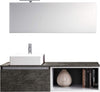 Mobile Bagno 70cm Sospeso Cassetto, Vano a Giorno, Specchio E Lampada Casa e cucina/Bagno/Mobili da bagno/Mobiletti con lavabo Shopbagno.it - Roma, Commerciovirtuoso.it