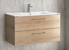 Mobile Bagno 90cm Sospeso Con Specchio Contenitore - New Elsa Casa e cucina/Bagno/Mobili da bagno/Mobiletti con lavabo Shopbagno.it - Roma, Commerciovirtuoso.it
