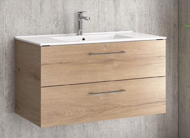 Mobile Bagno 90cm Sospeso Con Specchio Contenitore - New Elsa Casa e cucina/Bagno/Mobili da bagno/Mobiletti con lavabo Shopbagno.it - Roma, Commerciovirtuoso.it