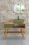 Mobile Consolle Bagno 100cm In Teak - Feelgood