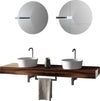 Mobile Bagno Sospeso 165cm Con Doppio Lavabo Doppio Specchio e Lampada Casa e cucina/Bagno/Mobili da bagno/Mobiletti con lavabo Shopbagno.it - Roma, Commerciovirtuoso.it
