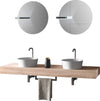 Mobile Bagno Sospeso 165cm Con Doppio Lavabo Doppio Specchio e Lampada Casa e cucina/Bagno/Mobili da bagno/Mobiletti con lavabo Shopbagno.it - Roma, Commerciovirtuoso.it