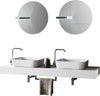 Mobile Bagno Sospeso 165cm Con Due Lavabi Due Specchi Doppia Lampada e Porta Asciugamano Casa e cucina/Bagno/Mobili da bagno/Mobiletti con lavabo Shopbagno.it - Roma, Commerciovirtuoso.it