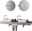Mobile Bagno Sospeso 165cm Con Due Lavabi Due Specchi Doppia Lampada e Porta Asciugamano Casa e cucina/Bagno/Mobili da bagno/Mobiletti con lavabo Shopbagno.it - Roma, Commerciovirtuoso.it