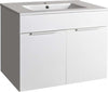 Mobile bagno sospeso con lavabo in ceramica bianco lucido e cemento h 58 cm con 2 ante in legno Casa e cucina/Bagno/Mobili da bagno/Mobiletti e armadietti/Mobili a terra Decor Space - Altamura, Commerciovirtuoso.it