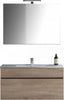 Mobile Bagno Sospeso Con Lavandino Integrato in Rovere Chiaro Set Mobiletto Bagno Design Moderno Con Lavabo E Specchio Inclusi Casa e cucina/Bagno/Mobili da bagno/Mobiletti e armadietti/Mobili a muro Shopbagno.it - Roma, Commerciovirtuoso.it