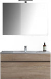 Mobile-bagno-sospeso-rovere-completo-di-lavabo,-specchio-e-lampada-led