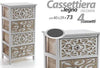Mobile-Cassettiera-4-Cassetti-Decorati-In-Legno-Bicolore-40-X-29-X-73-Cm-788208