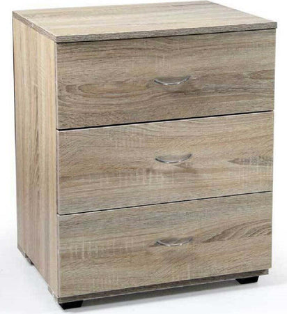 Mobile Cassettiera Gaia Legno Rovere 3 Cassetti 50x40x64cm Design Moderno 769474 Casa e cucina/Arredamento/Camera da letto/Comò e cassettiere Trade Shop italia - Napoli, Commerciovirtuoso.it