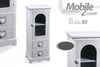 Mobile Con Vetrina Cuore Anta 2 Cassetti In Legno Shabby Chic 80x32x26cm 662218 Casa e cucina/Arredamento/Sala da pranzo/Credenze e buffet Trade Shop italia - Napoli, Commerciovirtuoso.it