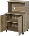 Mobile-Cucina-Multiuso-con-4-Ruote,-Armadietto-e-Ripiano-per-Microonde,-60.4x40.3x97cm-,-credenza-ufficio-studio-camera-da-letto-soggiorno-F835-258GYA