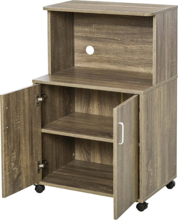Mobile-Cucina-Multiuso-con-4-Ruote,-Armadietto-e-Ripiano-per-Microonde,-60.4x40.3x97cm-,-credenza-ufficio-studio-camera-da-letto-soggiorno-F835-258GYA
