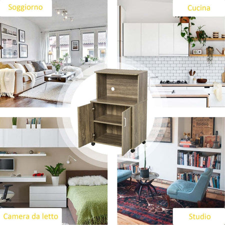 Mobile-Cucina-Multiuso-con-4-Ruote,-Armadietto-e-Ripiano-per-Microonde,-60.4x40.3x97cm-,-credenza-ufficio-studio-camera-da-letto-soggiorno-F835-258GYA