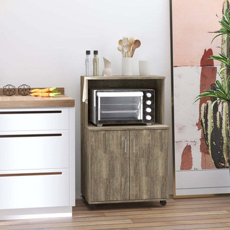 Mobile-Cucina-Multiuso-con-4-Ruote,-Armadietto-e-Ripiano-per-Microonde,-60.4x40.3x97cm-,-credenza-ufficio-studio-camera-da-letto-soggiorno-F835-258GYA