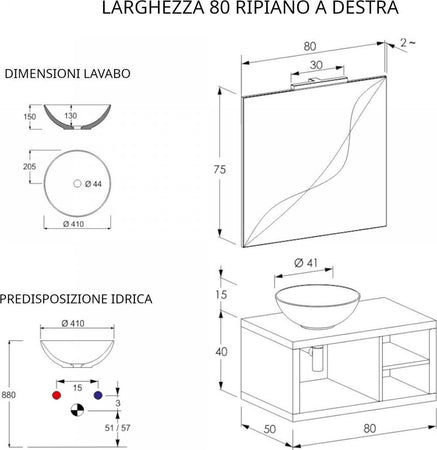 Mobile-da-Bagno-Rovere-80cm-sospeso-con-tre-vani-contenitori-a-vista
