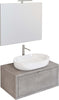 Mobile-da-Bagno-sospeso-Grigio-scuro-80cm-con-cassetto,-specchio-e-luce-Domus