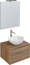 Mobile-da-Bagno-sospeso-Rovere-con-cassetto,-specchio-e-luce-Domus