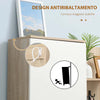 Mobile-da-Ingresso-4-in-1-in-Truciolato-con-Specchio,-Ganci-e-Ripiani-Regolabili-Interni,-145x29x184-cm-HJ6837-256V00WTHJ6