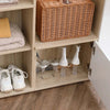 Mobile-da-Ingresso-4-in-1-in-Truciolato-con-Specchio,-Ganci-e-Ripiani-Regolabili-Interni,-145x29x184-cm-HJ6837-256V00WTHJ6
