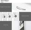Mobile-d'Ingresso-Moderno-Guardaroba-Set-Appendiabiti,-Specchio-e-Scarpiera-3-in-1,-in-Legno-Bianco-BN3831-146WTBN3