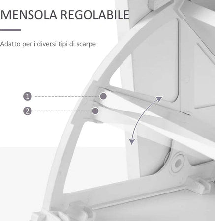 Mobile-d'Ingresso-Moderno-Guardaroba-Set-Appendiabiti,-Specchio-e-Scarpiera-3-in-1,-in-Legno-Bianco-BN3831-146WTBN3