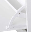 Mobile-d'Ingresso-Moderno-Guardaroba-Set-Appendiabiti,-Specchio-e-Scarpiera-3-in-1,-in-Legno-Bianco-BN3831-146WTBN3