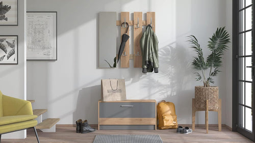 mobile-ingresso-entrata-moderno-design-guardaroba-appendiabiti-salvaspazio-corridoio-specchio-scarpiera-cassetto-mensola-appendi-abiti-grigio-marrone-T2239,1,0S