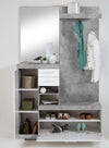 mobile-ingresso-entrata-moderno-design-guardaroba-appendiabiti-salvaspazio-corridoio-specchio-scarpiera-cassetto-mensola-bianco-grigio-cemento-armadio-cassettiera-T2208,198,0S