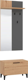 mobile-ingresso-entrata-moderno-design-guardaroba-appendiabiti-salvaspazio-corridoio-specchio-scarpiera-cassetto-mensola-marrone-grigio-T2239,2,0S