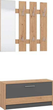mobile-ingresso-entrata-moderno-design-guardaroba-appendiabiti-salvaspazio-corridoio-specchio-scarpiera-cassetto-mensola-appendi-abiti-grigio-marrone-T2239,1,0S