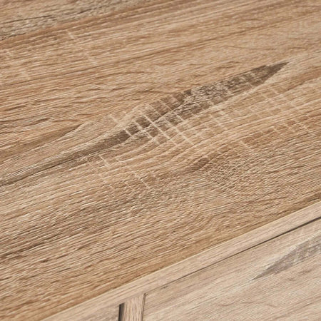 Mobile-Mobiletto-Tavolino-con-2-Cassetti-Legno-Ripiani-Scomparti-Design-Moderno