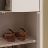 Mobile multiuso Medea 4 ante colore cashmere 74.5x34.9xH 191.9 cm.